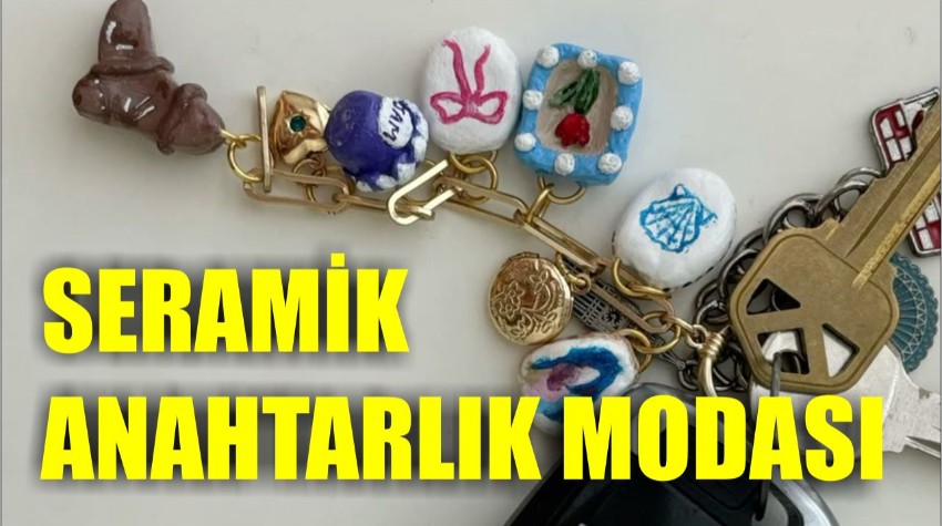 Balıkesir’de Seramik Anahtarlık Modası