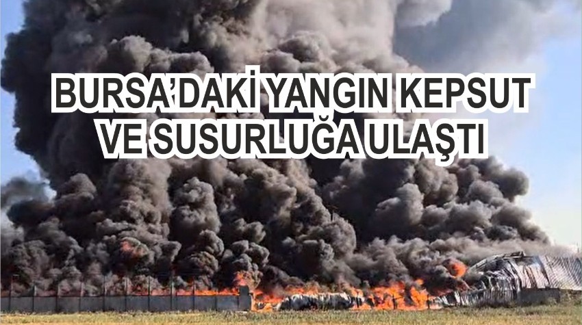 Duman Kepsut ve Susurluk’u Sardı Yeni Görüntüler Korkuttu!