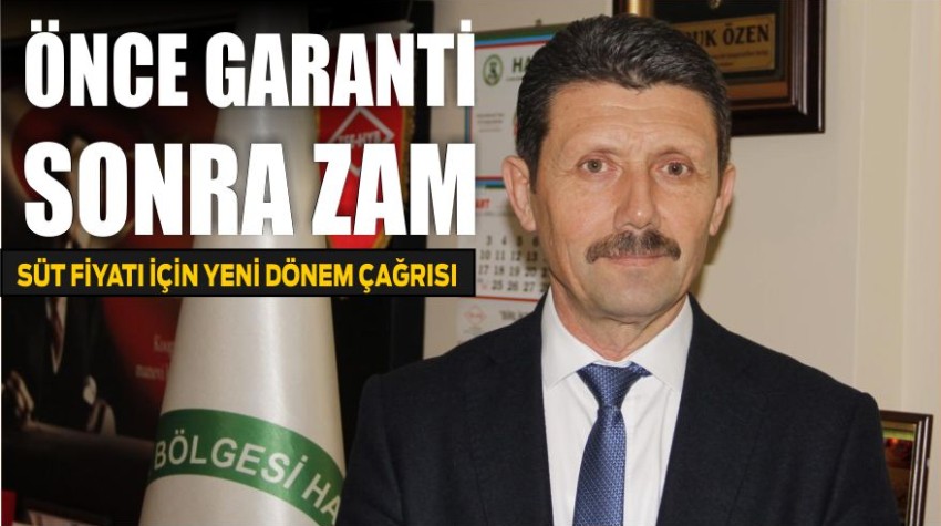 Süt Fiyatı İçin Yeni Dönem Çağrısı