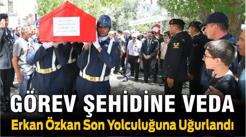 Vali Ustaoğlu, Jandarma Astsubay Özkan’ın Cenazesine Katıldı