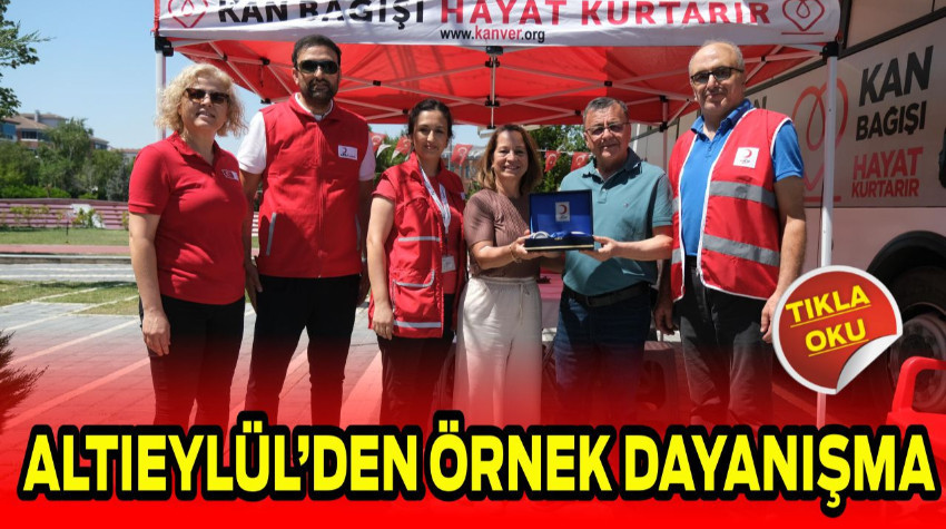 Altıeylül’de Örnek Dayanışma