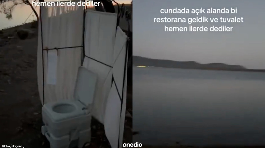 Cunda’da Manzaralı Tuvalet Sürprizi!