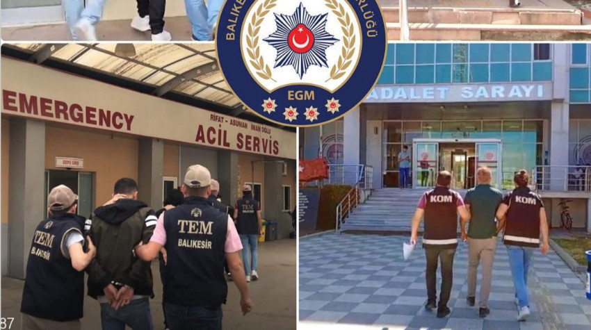 Balıkesir'de FETÖ Operasyonu