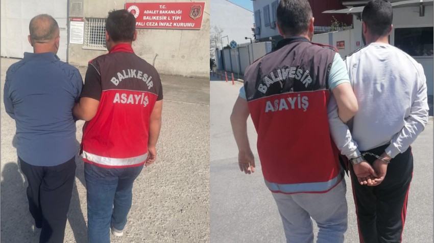 Balıkesir’de Aranan 42 Şahıs Eş Zamanlı Operasyonla Yakalandı