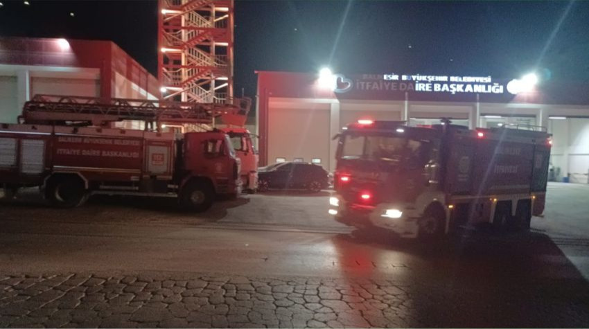 Balıkesir İtfaiyesi Bursa’daki Orman Yangınlarına Destek İçin Yola Çıktı