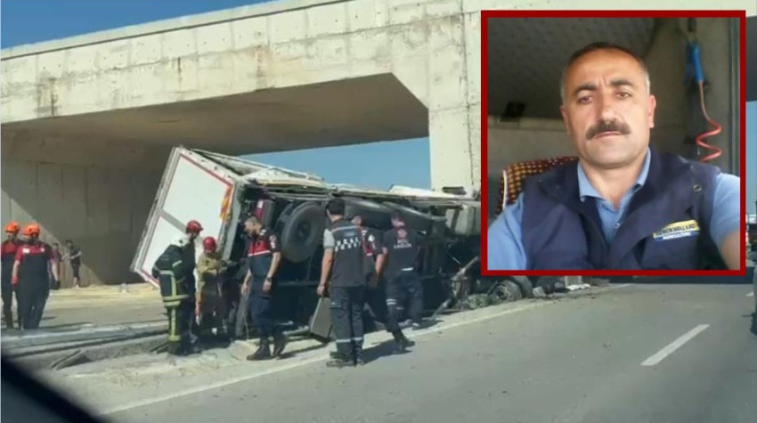 Freni Patlayan Kamyon Köprü Ayağına Çarptı: 1 Kişi Hayatını Kaybetti