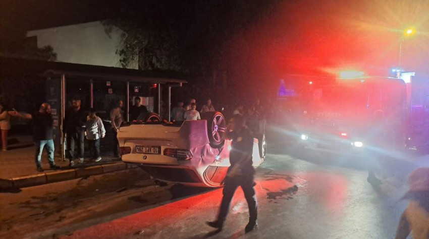 Balıkesir’de Aşırı Sürat Faciası: Araç Takla Attı