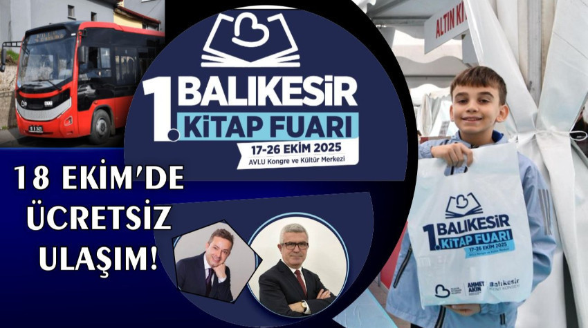 Balıkesir Kitap Fuarı’na Ücretsiz Ulaşım! 18 Ekim Cumartesi Servis Saatleri