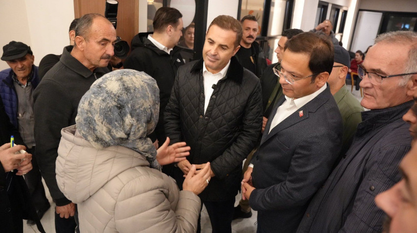 Ahmet Akın'dan Sındırgı'ya moral ziyareti