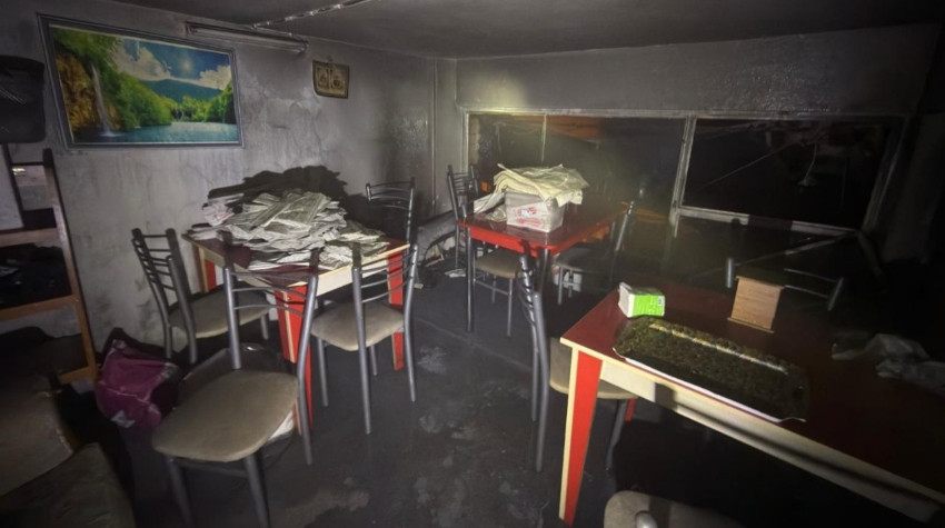 Edremit’te Baca Yangını