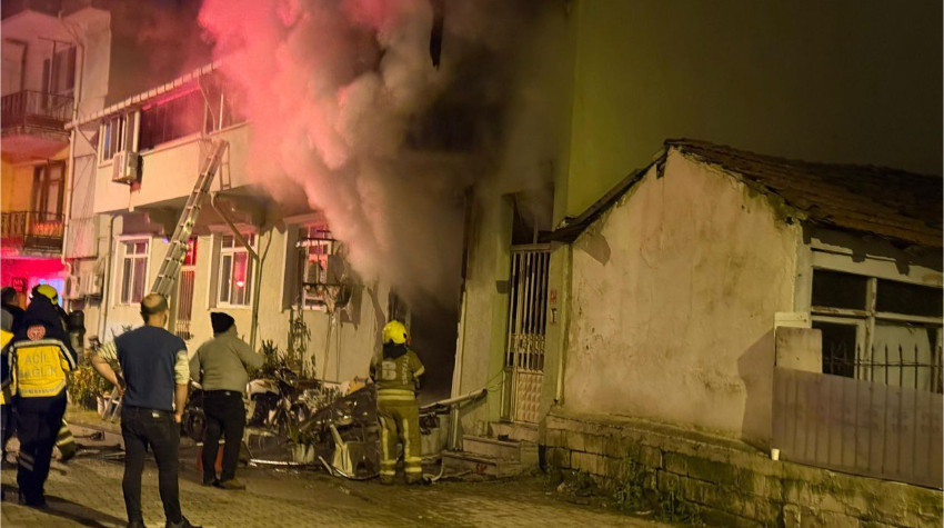 Gönen’de Pansiyon Yangını: 5 Kişi Etkilendi