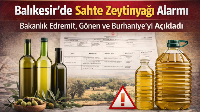 Bakanlık Açıkladı: Balıkesir’de 3 Zeytinyağı Ürünü Listede