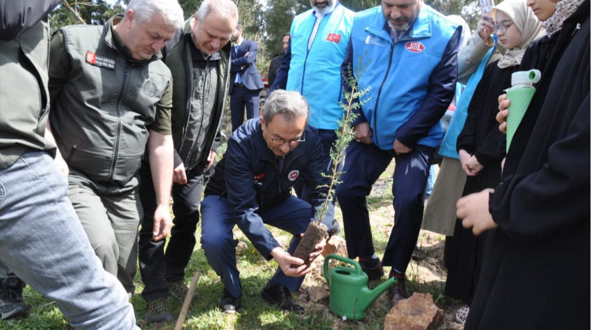 1 İyilik 1 Fidan Projesi Susurluk'ta Yapıldı