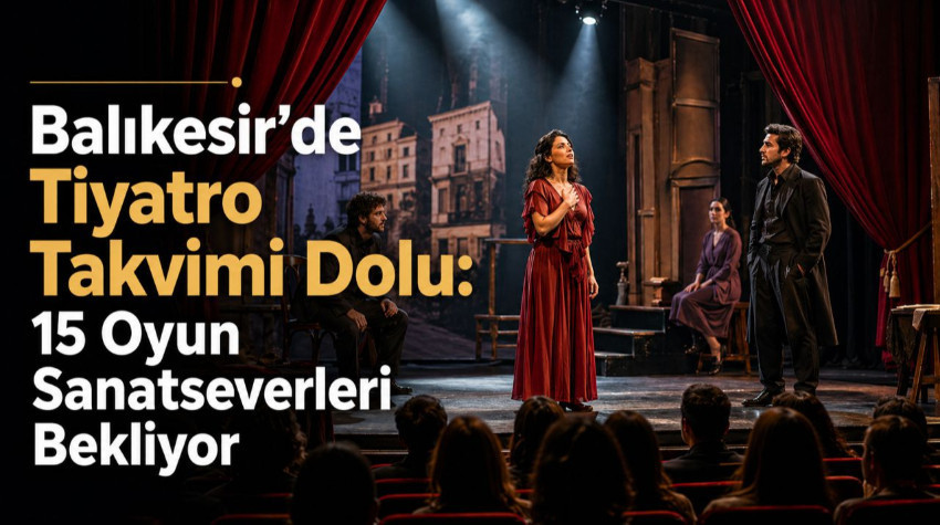 Balıkesir Tiyatro Takvimi 2026: Edremit, Ayvalık, Bandırma Ve Merkezde Sahnelenecek 15 Oyun