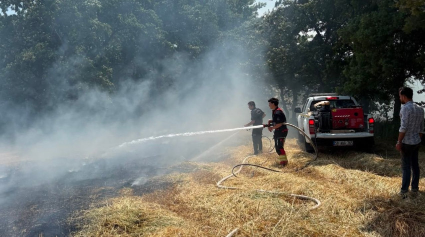 İvrindi BüyükYenice’de Arazi Yangını