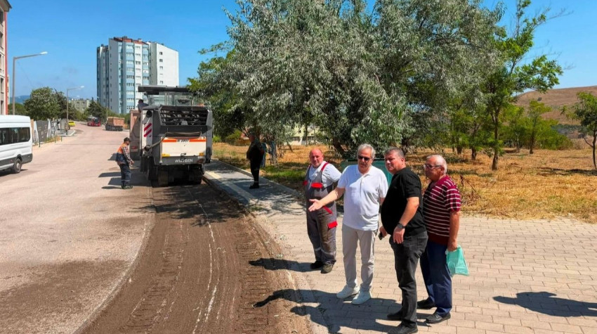 Başkan Mirza Asfalt Çalışmalarını İnceledi