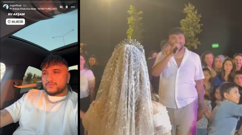 Balıkesir Balya'da Şenol Evgi'den Unutulmaz Gece! Yeni Şarkısını İlk Kez Düğünde Söyledi