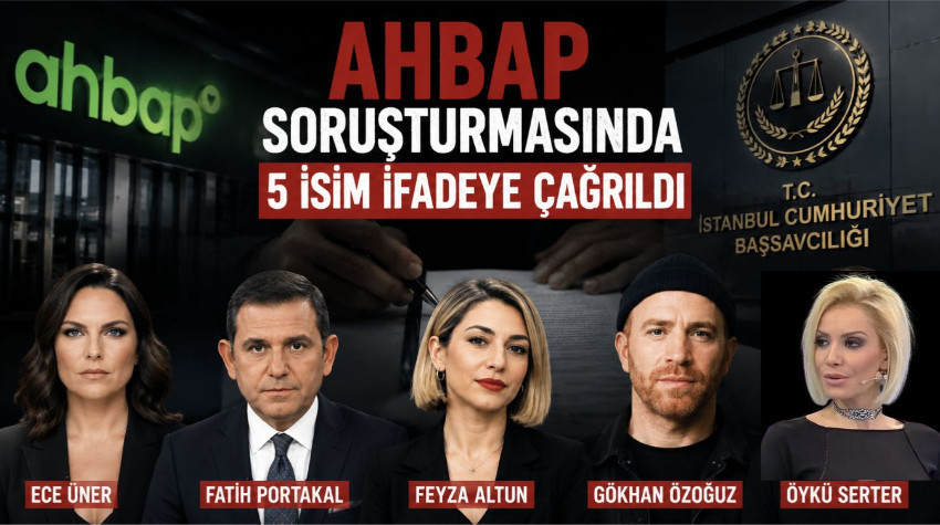 "AHBAP Suç Örgütü" Soruşturmasında 5 İsim İfadeye Çağrıldı
